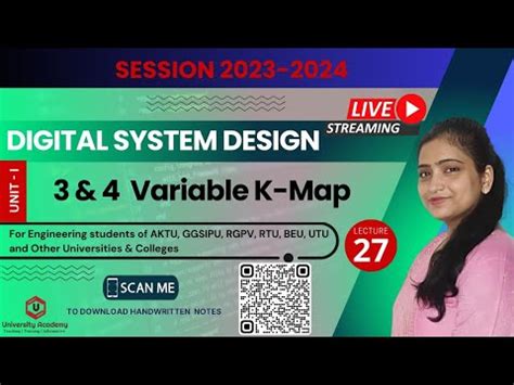 DSD27 K Maps Karnaugh Maps Solved Examples 3 And 4 Variables