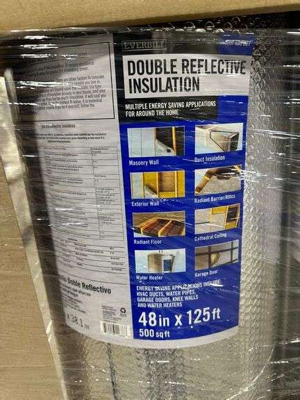 Everbilt 48 In X 125 Ft Double Reflective Insulation Radiant Barrier