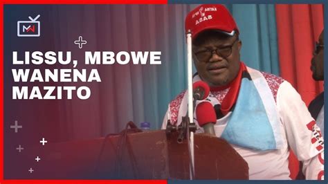 LIVE MATUKIO USIYOYAONA KWENYE MAPOKEZI YA LISSU MBOWE WATETEMESHA