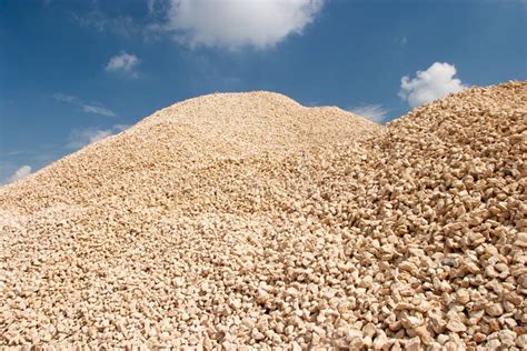 Gravel Piles In A Quarry Stock Image Image Of Crushed 20282769