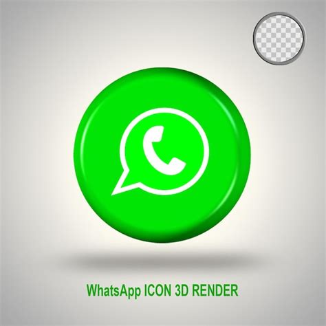 Whatsapp Symbol D Rendern Premium Psd Datei