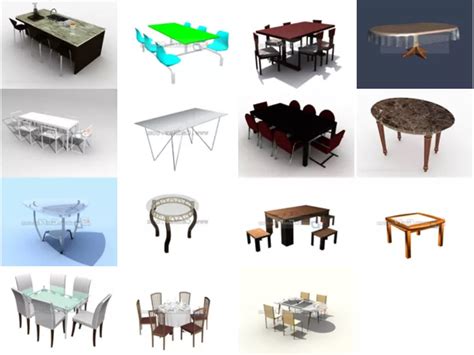 Top 15 3ds Max Dining Tables 3d Models Stuff Newest 2022 Open3dmodel