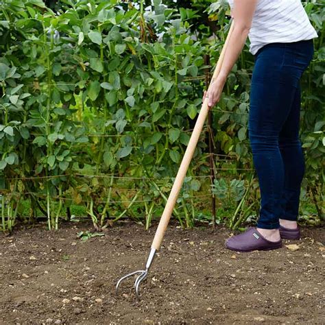 Kent Stowe Stainless Steel Long Handled Prong Cultivator