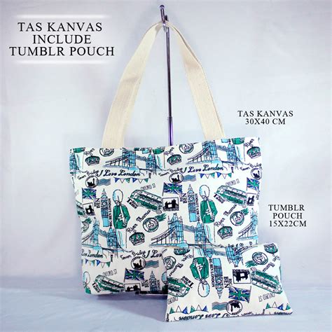 tas kanvas  tastotebag  terbuat  bahan kanvas marsoto