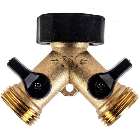 Project Source Brass 2 Way Restricted Flow Water Shut Off 8819 At