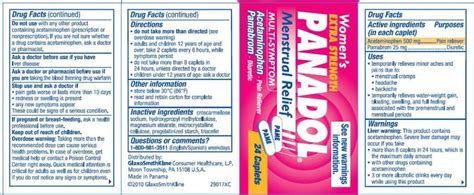 PANADOL Womens Extra Strength (tablet) GlaxoSmithKline Consumer ...