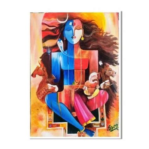 Lord Shiva Painting at Rs 5000 | भगवान पेंटिंग in Jaipur | ID: 24726546197