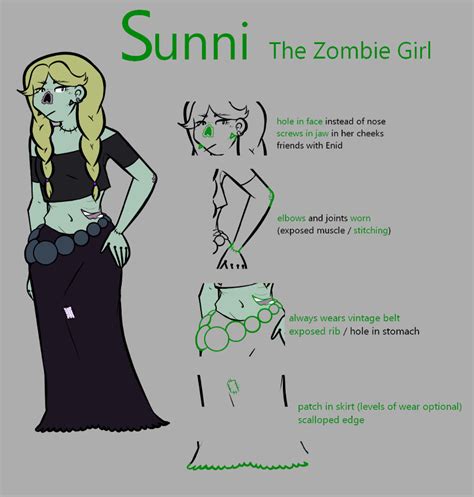 Sunni The Zombie Girl By Earthlysins On Deviantart