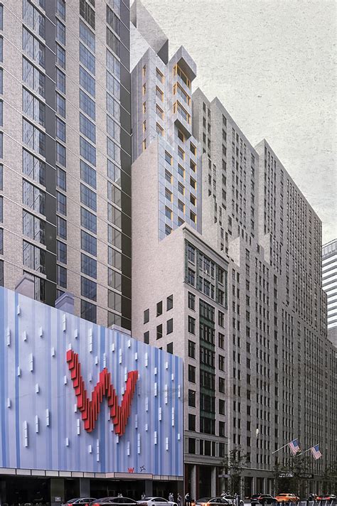 Construction Rises on Hotel Conversion at 224 West 47th Street in Times