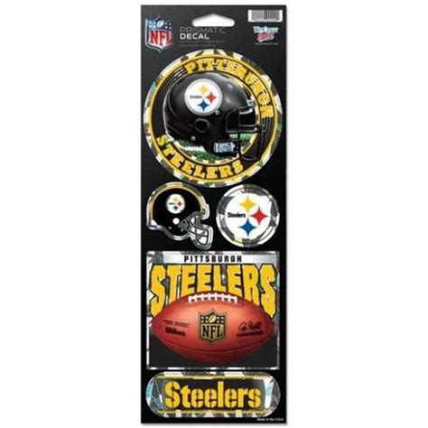 Pittsburgh Steelers Stickers Prismatic - Walmart.com