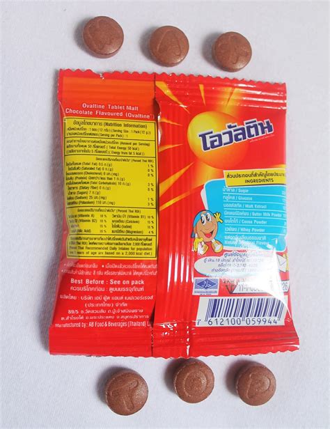 Ovaltine Thailand Nutrition Facts | Besto Blog