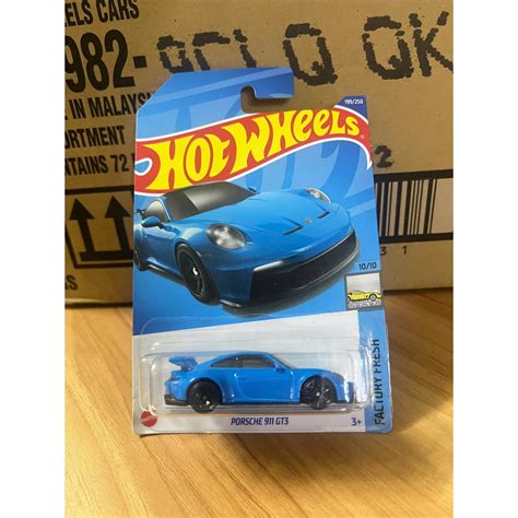 LeHuong Diecast Xe mô hình Hot Wheels Porsche GT Xanh Dương Shopee Việt Nam