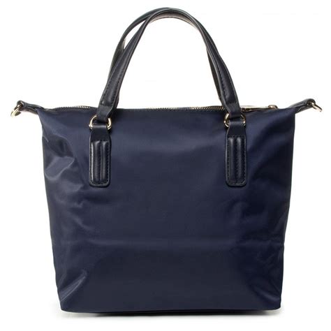 Bolso Tote Tommy Hilfiger Azul Zapater A Rosa Palo