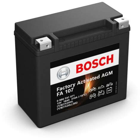 Batterie Moto Bosch Fa Ytx Hl Bs Ytx L Bs V Ah A