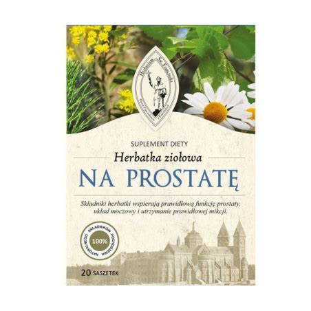 NA PROSTATĘ Franciszkańska herbatka ziołowa w saszetkach