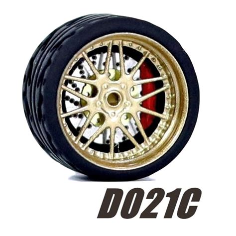 BRZD 1 64 Hot Wheels Carlomo Clase D 2 Conjuntos De Detalles Ruedas Con Neumáticos De Goma