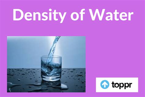 Density of Water: Behaviour and Factors affecting Water Density