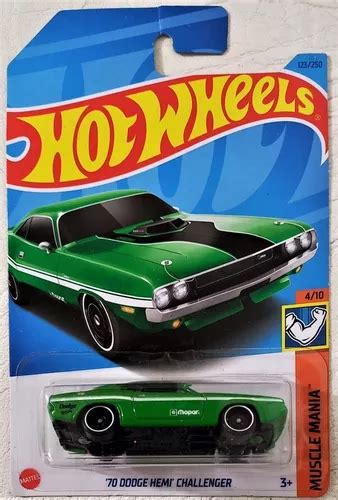 70 Dodge Hemi Challenger Verde Hot Wheels Mattel MercadoLibre