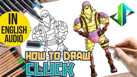 Drawpedia How To Draw New Cluck From Fortnite Step By Step