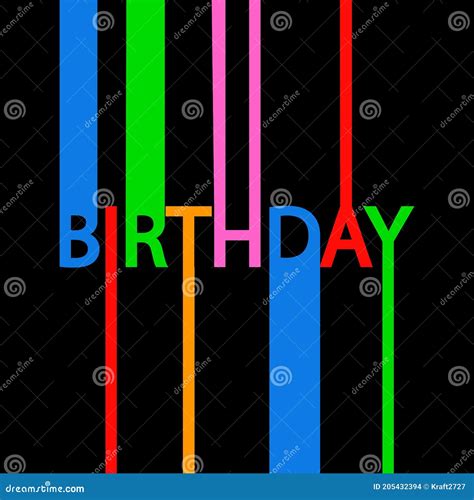 Birthday barcode style stock vector. Illustration of coupon - 205432394