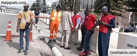 NLC Shutdown NNPC Headquarters Over Nationwide Strike Photos Gistmania