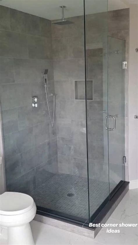 Best Corner Shower Ideas Basement Bathroom Remodeling Corner Shower Seat Corner Shower