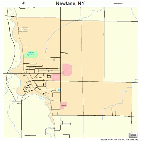 Newfane New York Street Map 3650221