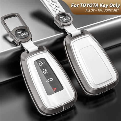 Aluminum Alloy Car Key Case Full Cover Shell For Toyota Prius Camry