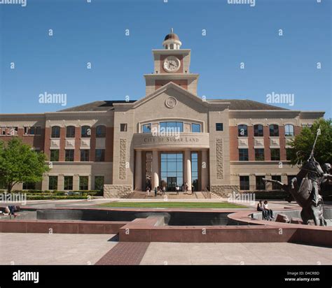 City Hall Sugar Land Texas United States Of America Stock Photo