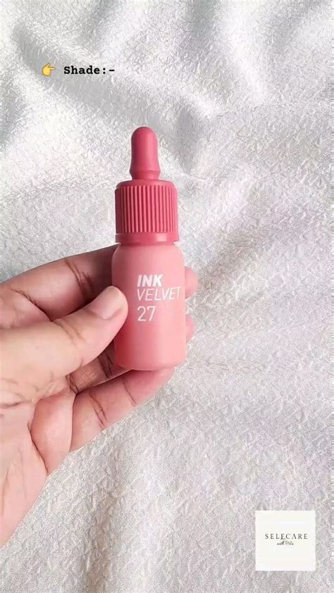 Peripera Ink Velvet 27 Strawberry Nude Peripera Ink Velvet Pink Lips Makeup For Downturned Eyes