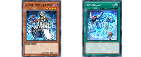 Yu Gi Oh Estampas Ilustradas Duel Links Aleister E A Invokação