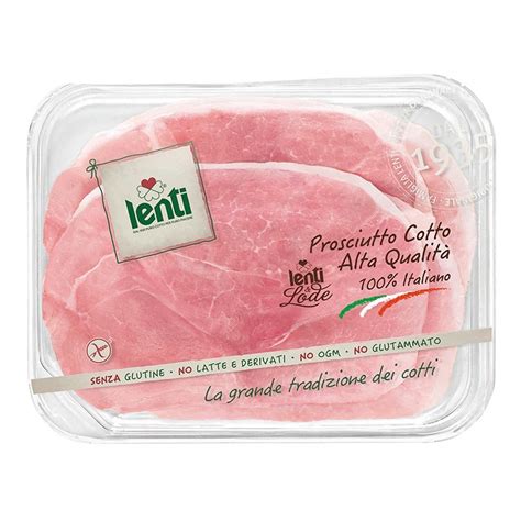 PROSCIUTTO COTTO ALTA QUALITA LENTI LODE 120g