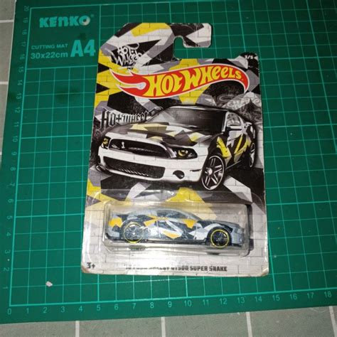 HW Hot Wheels Hotwheels Ford Shelby GT Super Snake Camo Toys Collectibles Mainan Di