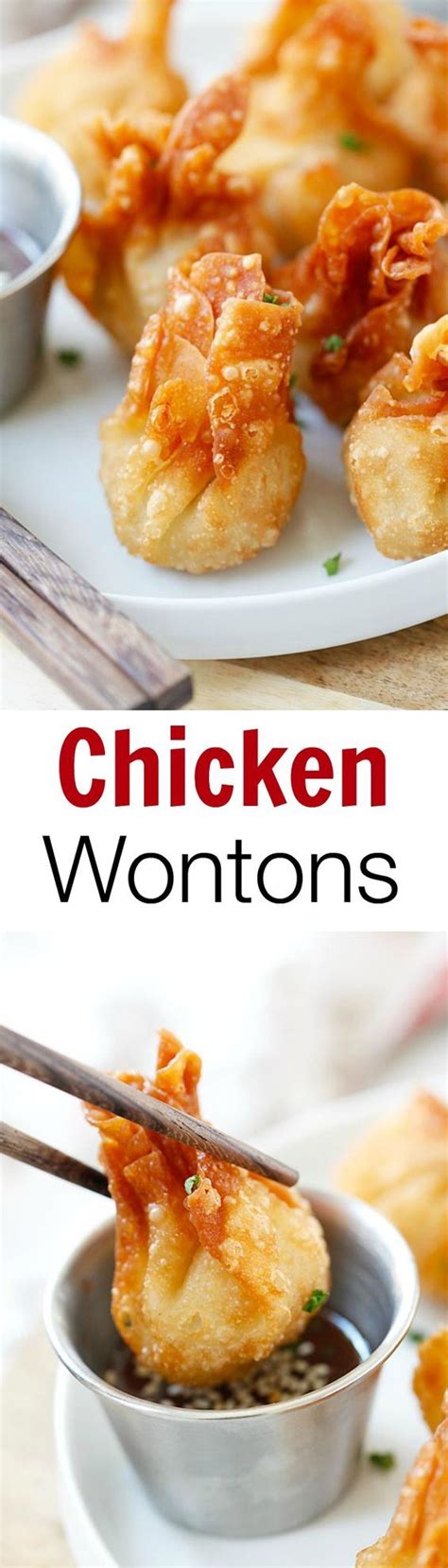 Chicken Wontons The Easiest And Best Fried Chicken Wontons Ever