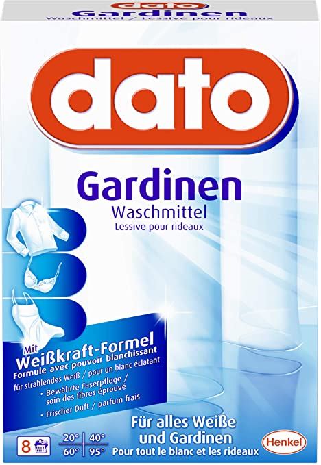 Стиральный порошок для гардин Dato, 8 прачечных (Германия) — купить на ...
