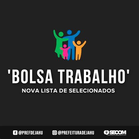 Bolsa Trabalho Divulga Nova Lista De Selecionados Prefeitura Do