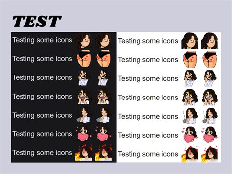 Super Emote Bundle Cute Chibi Dark Hair Girl Emote Bundle Emote Pack