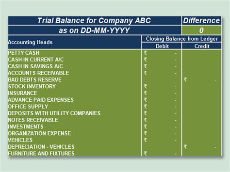 Stock Ledger Template Excel Database