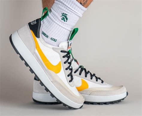 Tom Sachs X Nike General Purpose Shoe White Yellow Green Release Date