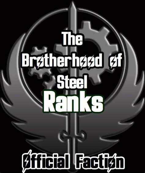 The Brotherhood of Steel:Ranks | Wiki | Fallout Amino