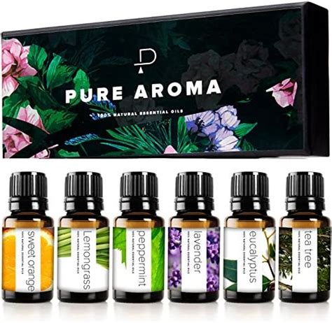 Amazon Juego De Aceites Esenciales Pure Aroma Juego De 6 Aceites