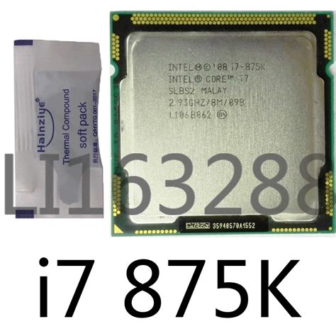 intel Xeon i7-860 i7-860S i7-870 i7-875K i7-880 LGA1156 CPU Processor ...