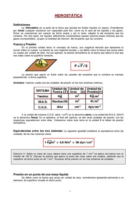 Solution C Hidrost Tica Studypool