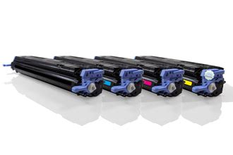 Compatible HP Q6000A (124A) Black & Colours FULL SET / Canon 707 ...