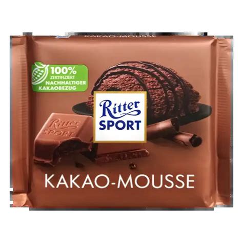 Ritter Sport Cocoa Mousse G To Order From Germany