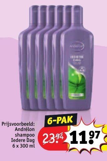 Andrelon Shampoo Iedere Dag X Ml Aanbieding Bij Kruidvat