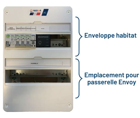 Coffrets photovoltaïques AC monophasés pour micro onduleurs MADEnR