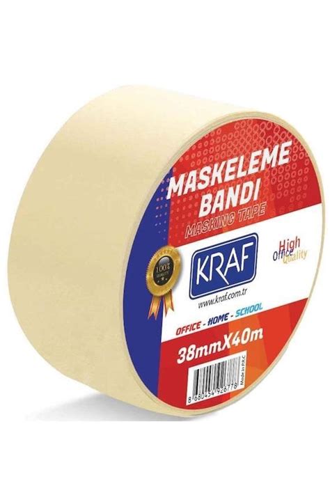 KRAF Ince Kağıt Bant 38mmx40m 4038 gr Fiyatı Yorumları Trendyol