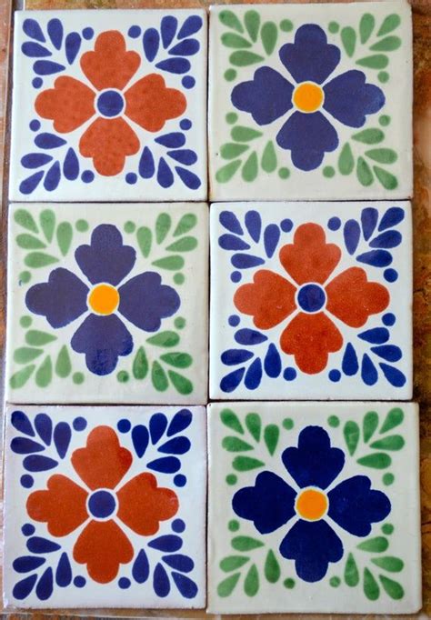 Azulejos Talavera Pintadas A Mano X Etsy Espa A