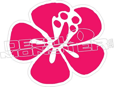 Hibiscus 1 Decal - DecalMonster.com